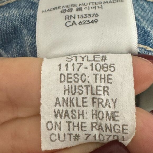 MOTHER The Hustler Ankle Fray jeans in Home On The Range - Picture 10 of 11